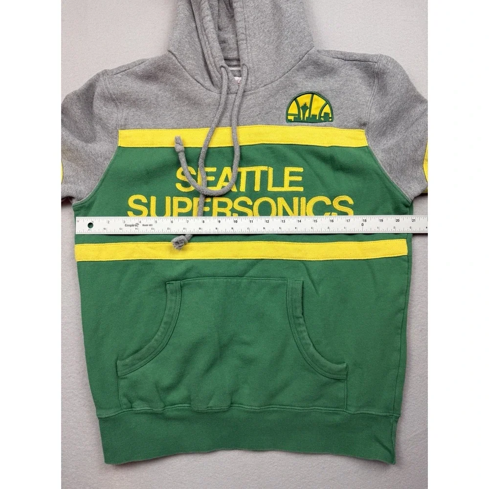 Mitchell & Ness Seattle SuperSonics Hoodie Medium NBA Hardwood Classics Green